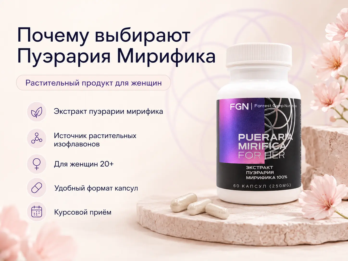 Пуэрария Мирифика FGN — основные особенности продукта
